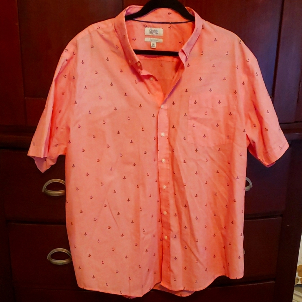 Croft & Barrow XXL mens short sleeve button up